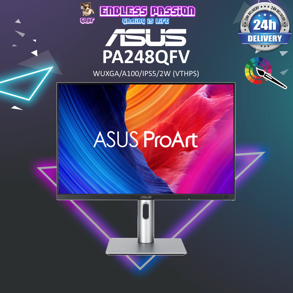 ASUS ProArt Display PA248QFV Gen2 Professional Monitor