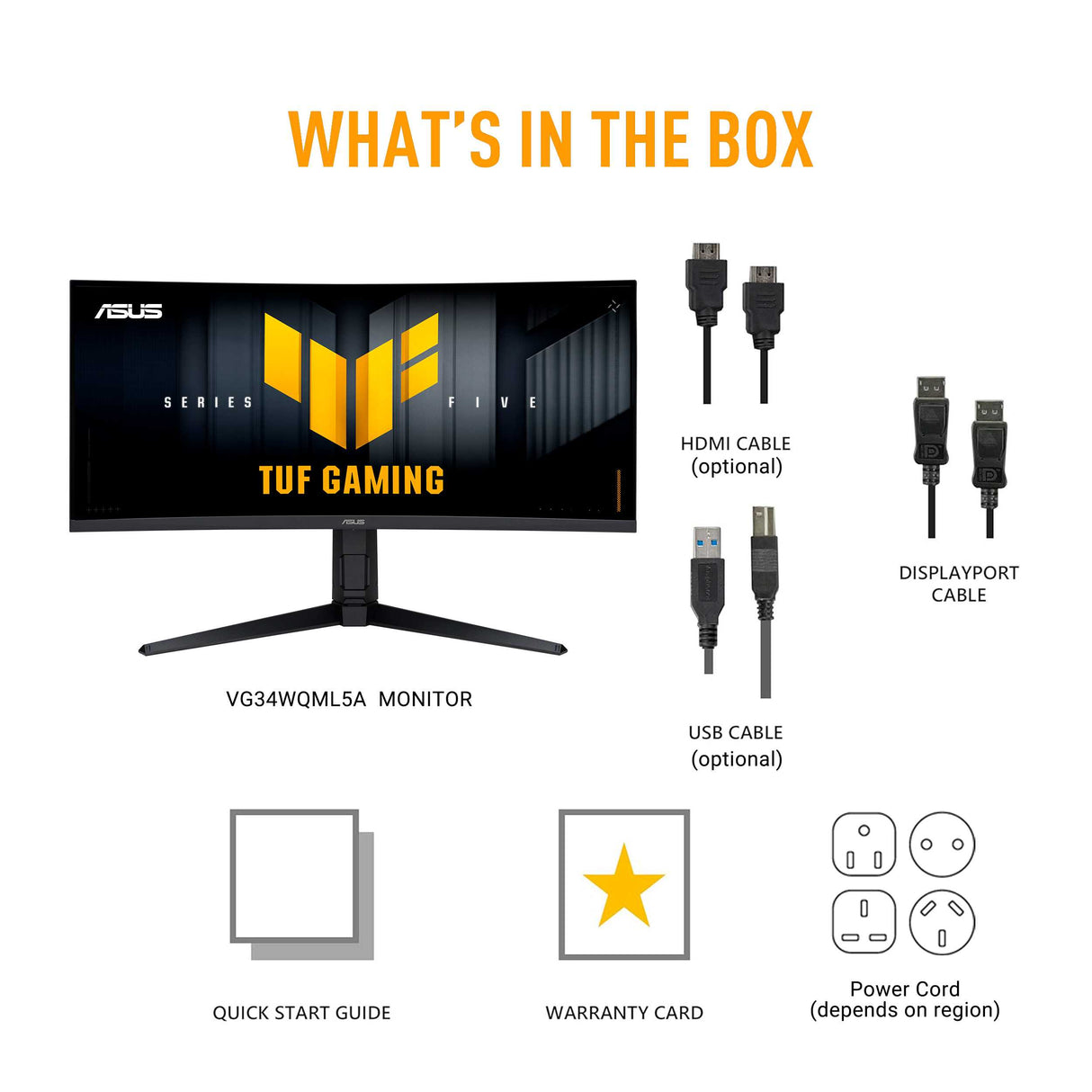 ASUS TUF Gaming VG34WQML5A Gaming Monitor