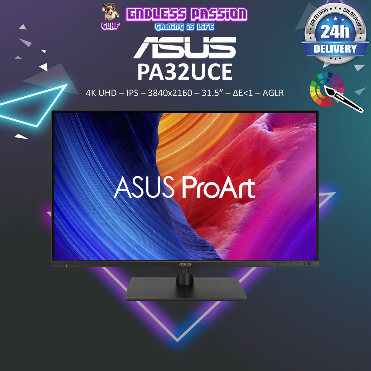 ASUS ProArt Display PA32UCE 4K UHD IPS Professional Monitor