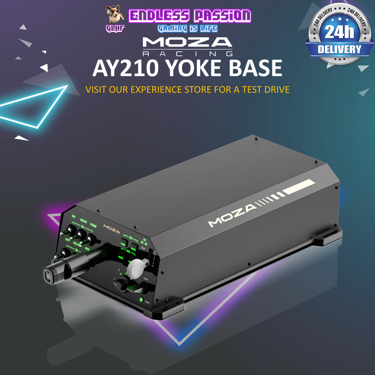 Moza AY210 Yoke Base - AS011