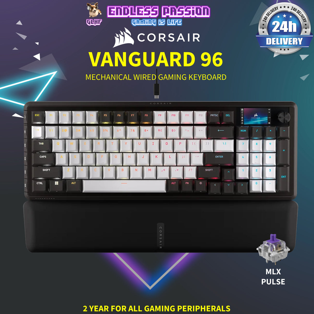 Corsair Vanguard 96 Mechanical Wired Gaming Keyboard