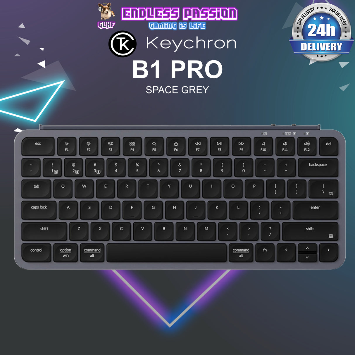 Keychron B1 Pro Ultra-Slim Wireless Keyboard