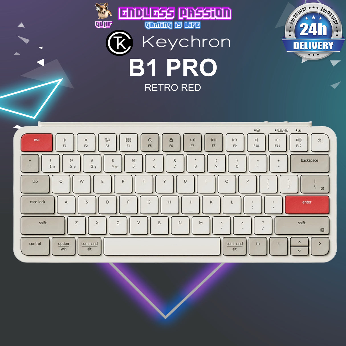 Keychron B1 Pro Ultra-Slim Wireless Keyboard