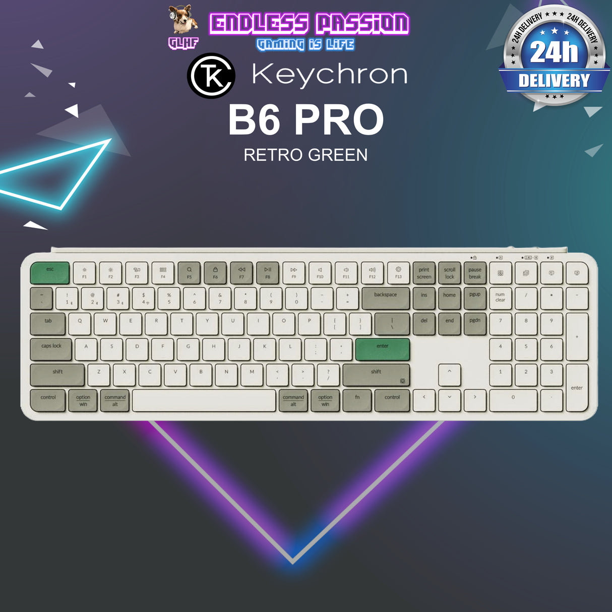 Keychron B6 Pro Ultra-Slim Wireless Keyboard