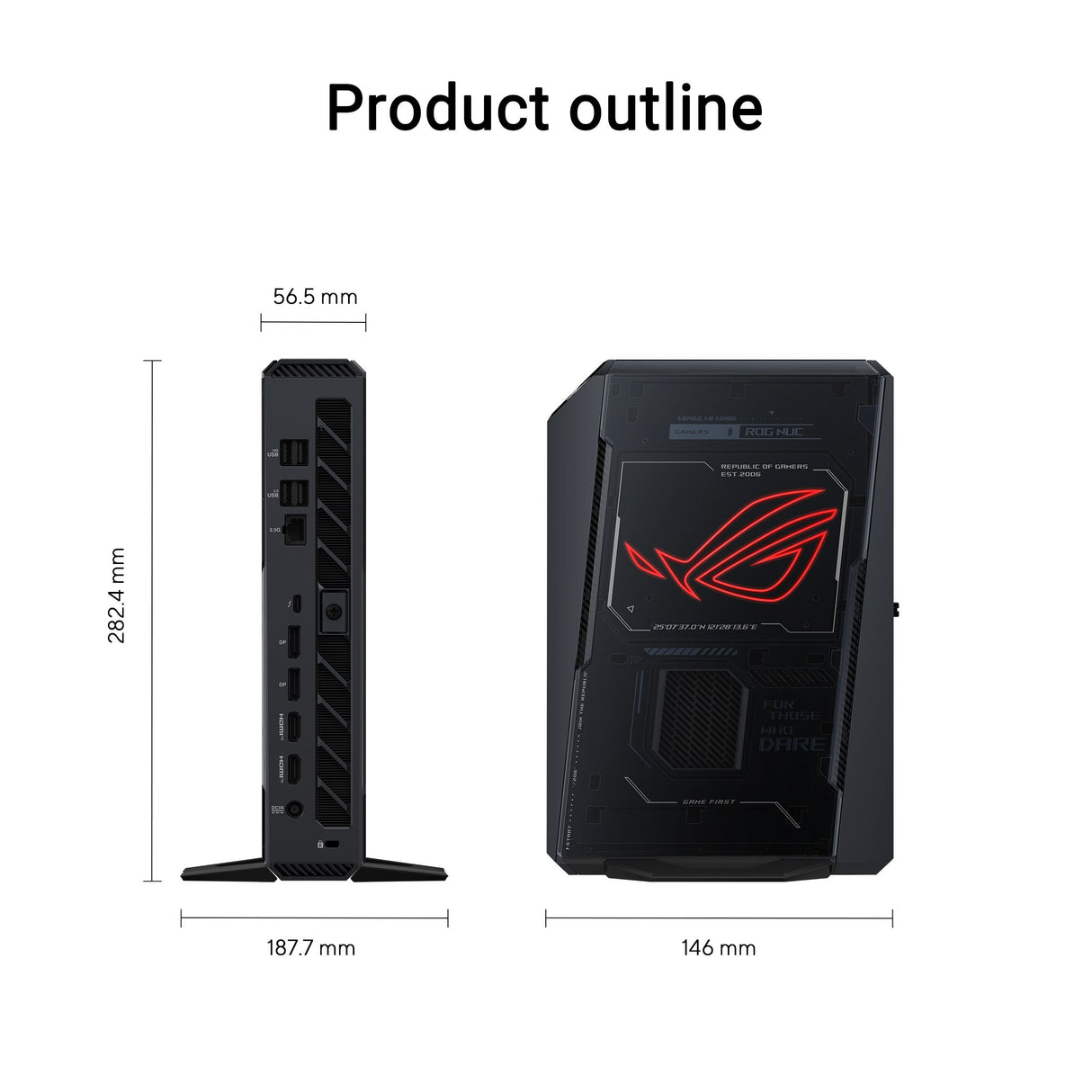 Asus ROG NUC 2025 U9-275HX RTX5070TI Next-Gen Gaming Mini PC