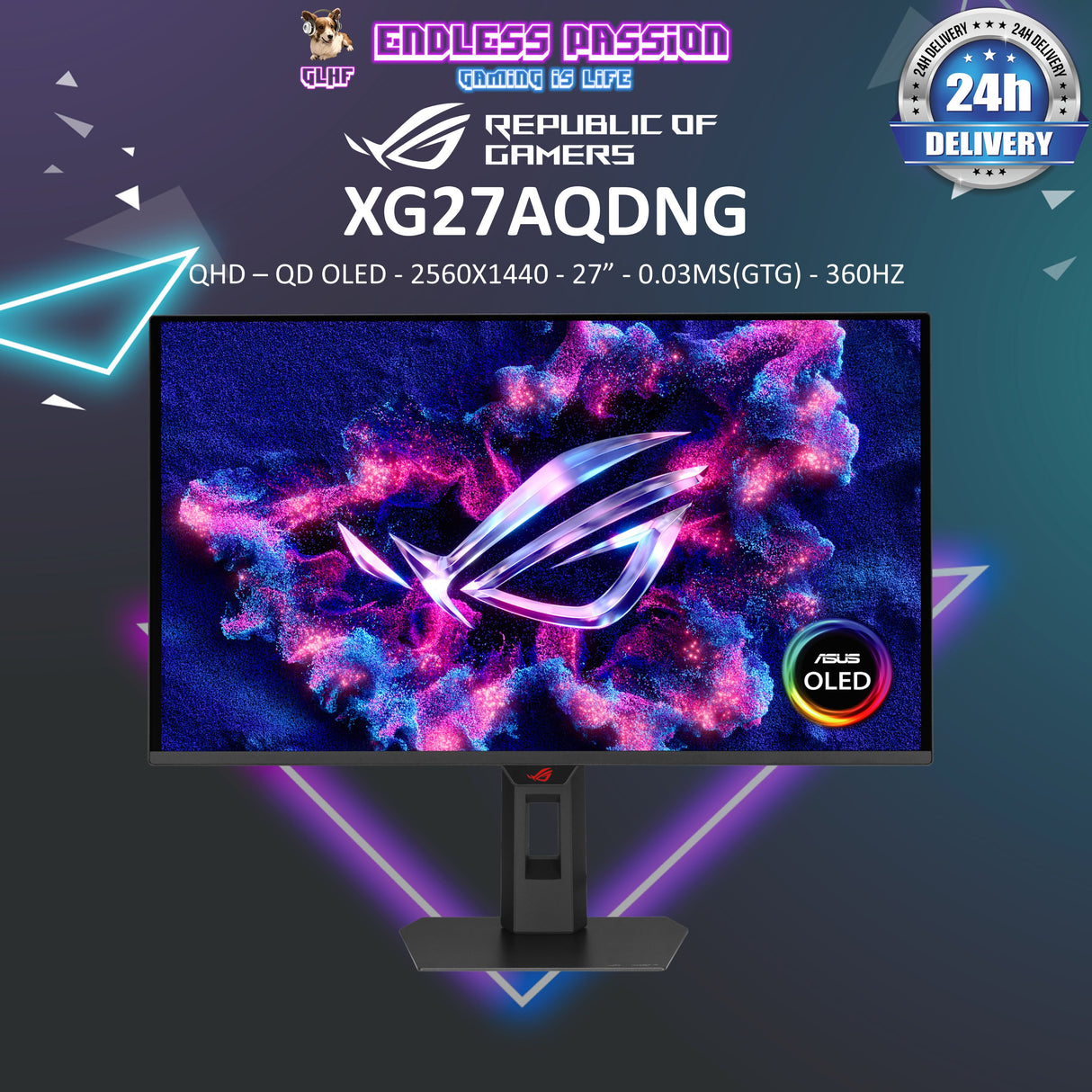 ASUS ROG Strix OLED XG27AQDNG Gaming Monitor