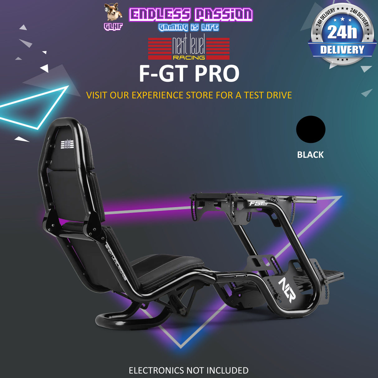 Next Level Racing F-GT Pro Racing Simulator Cockpit - NLR R002 / NLR R003