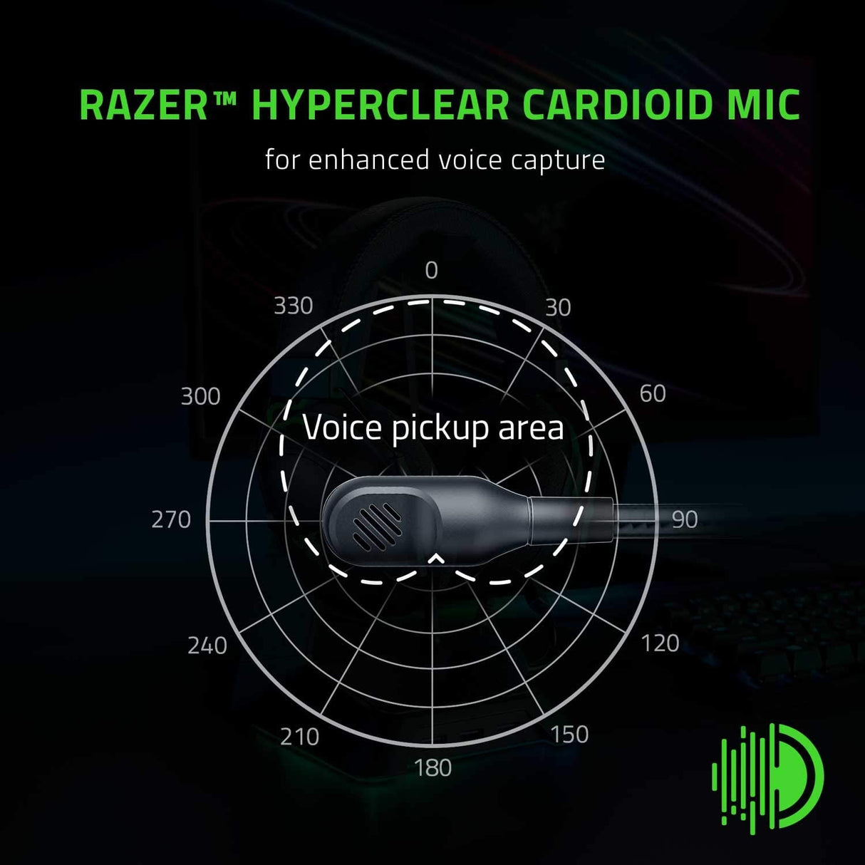 Razer BlackShark V2 X — Multi-platform wired esports headset with 7.1 surround sound