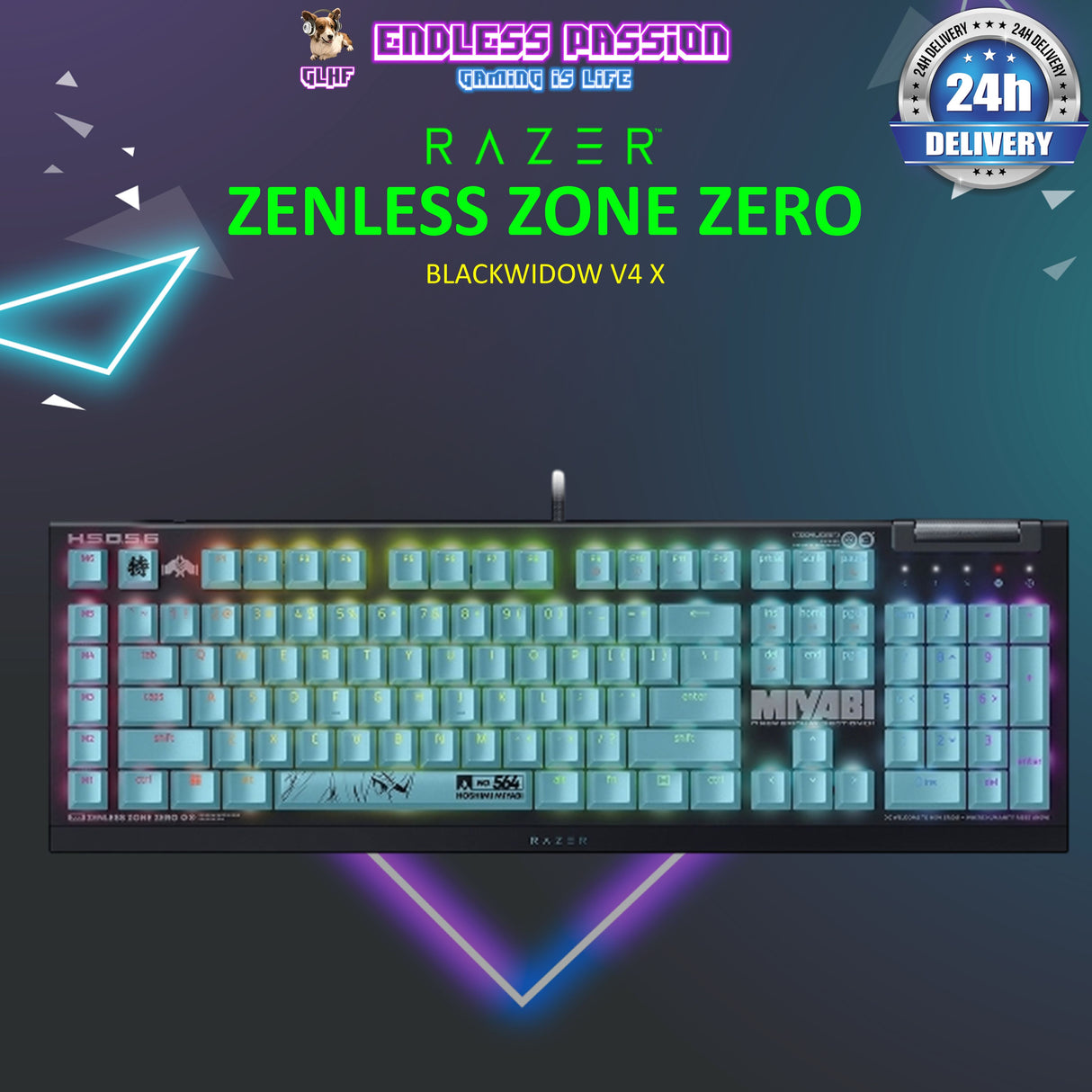 Razer BlackWidow V4 X Zenless Zone Zero Edition - Mechanical Gaming Keyboard