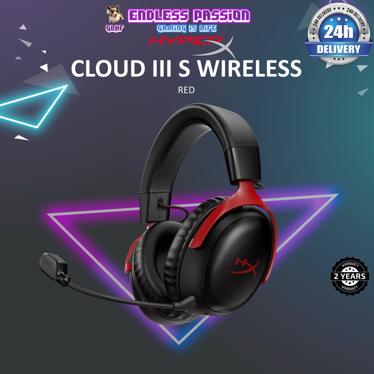 HyperX Cloud III S Wireless Gaming Headset