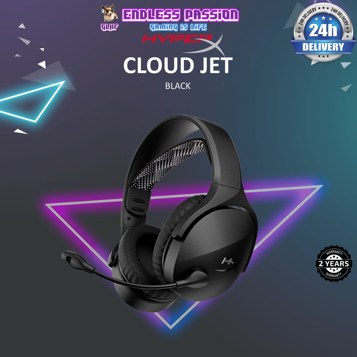HyperX Cloud Jet - Dual Wireless Gaming Headset