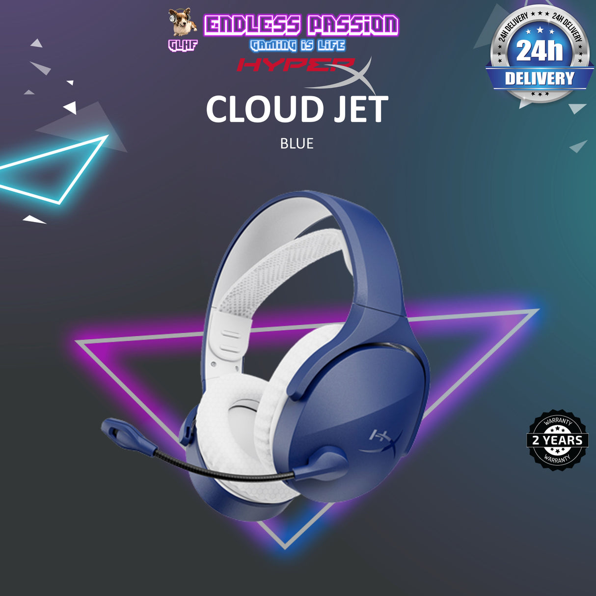 HyperX Cloud Jet - Dual Wireless Gaming Headset