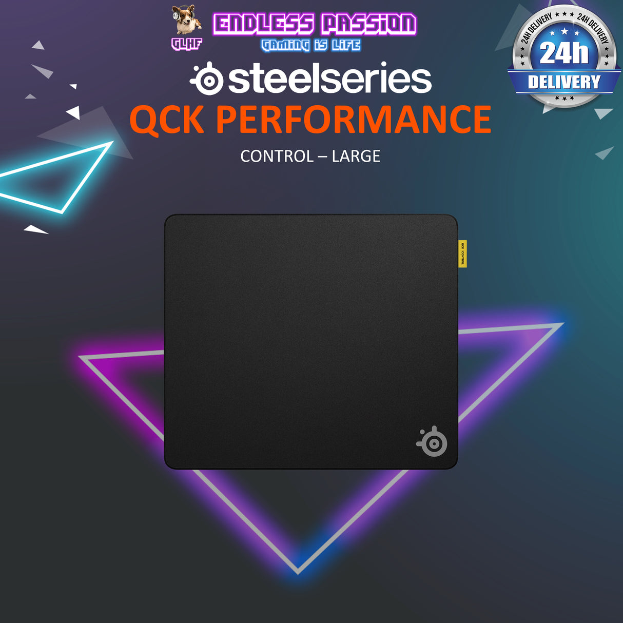 SteelSeries QCK Performance Gaming Mousepad - Available in Large / XL
