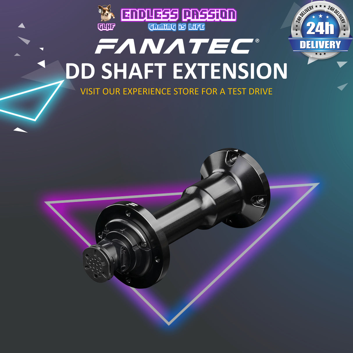 Fanatec DD Shaft Extension - DD_SHAFT_EXT