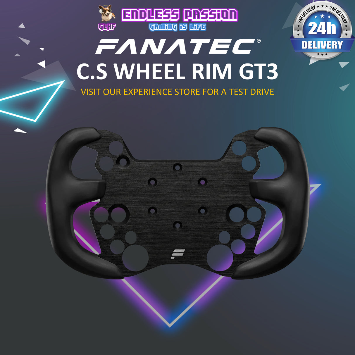 Fanatec ClubSport Wheel Rim GT3 Endurance - CS_WR_GT3E