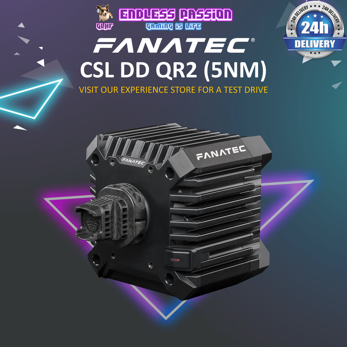 Fanatec CSL DD QR2 (5nm) - CSL_DD_QR2L_90_US