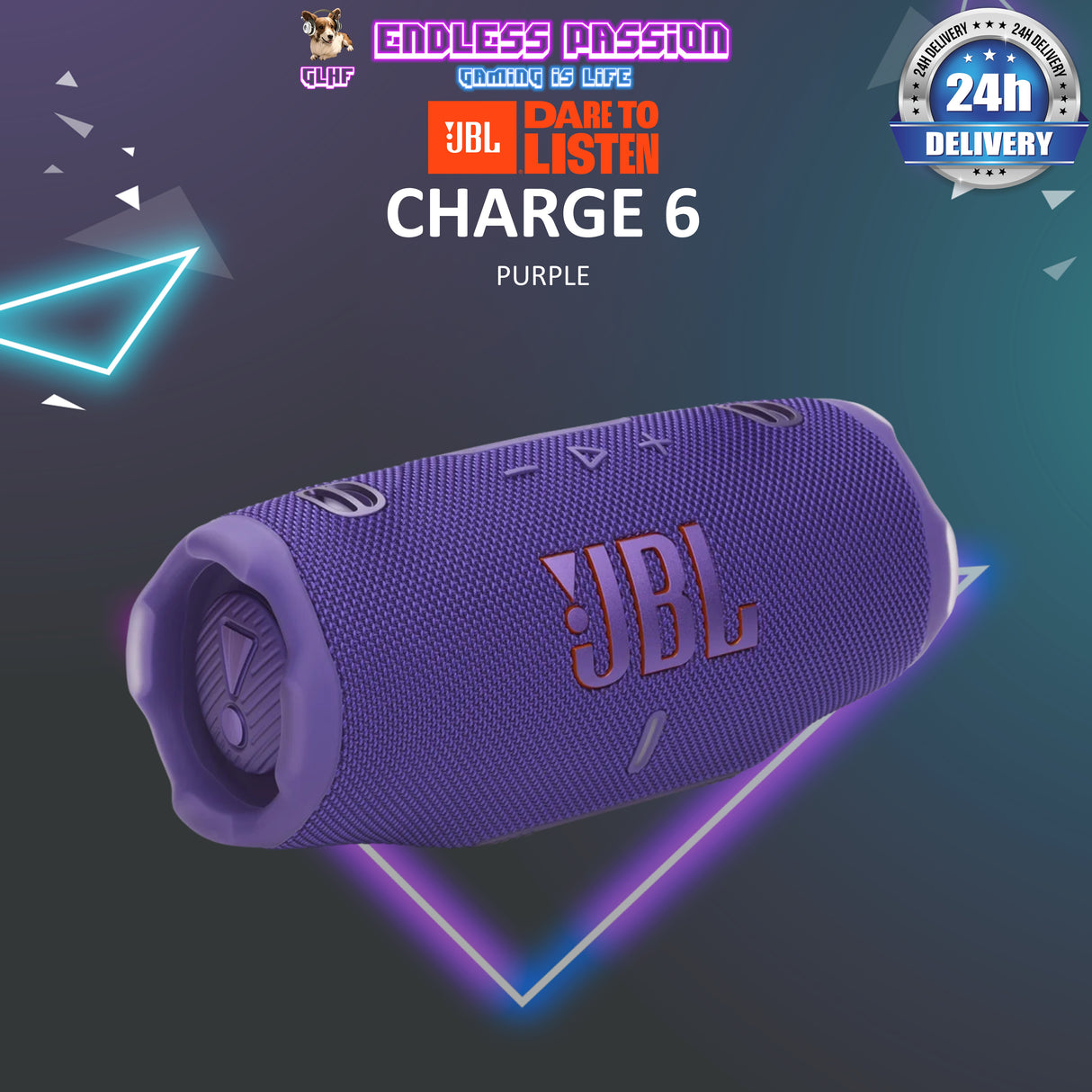 JBL Charge 6 - Portable Bluetooth Speaker