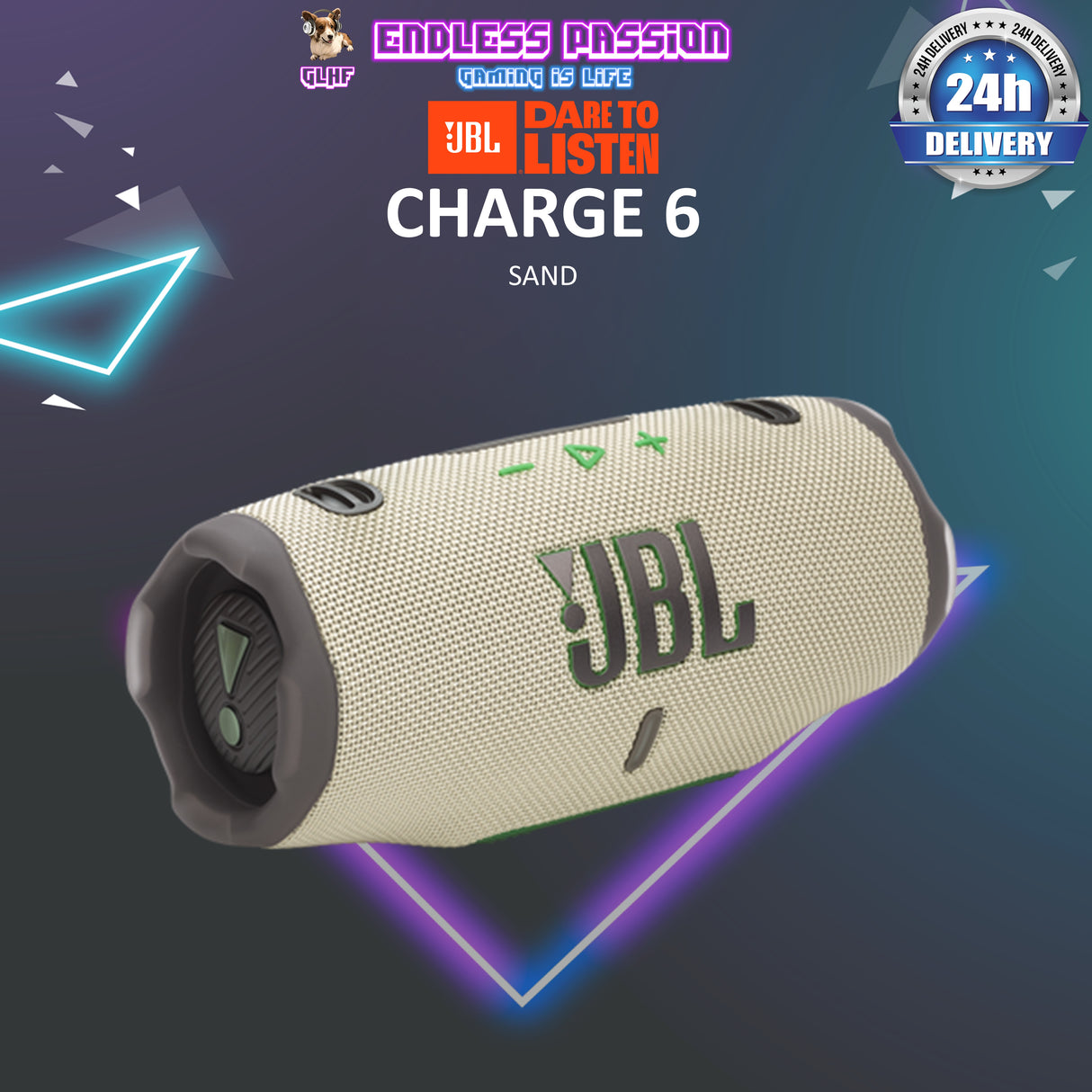 JBL Charge 6 - Portable Bluetooth Speaker