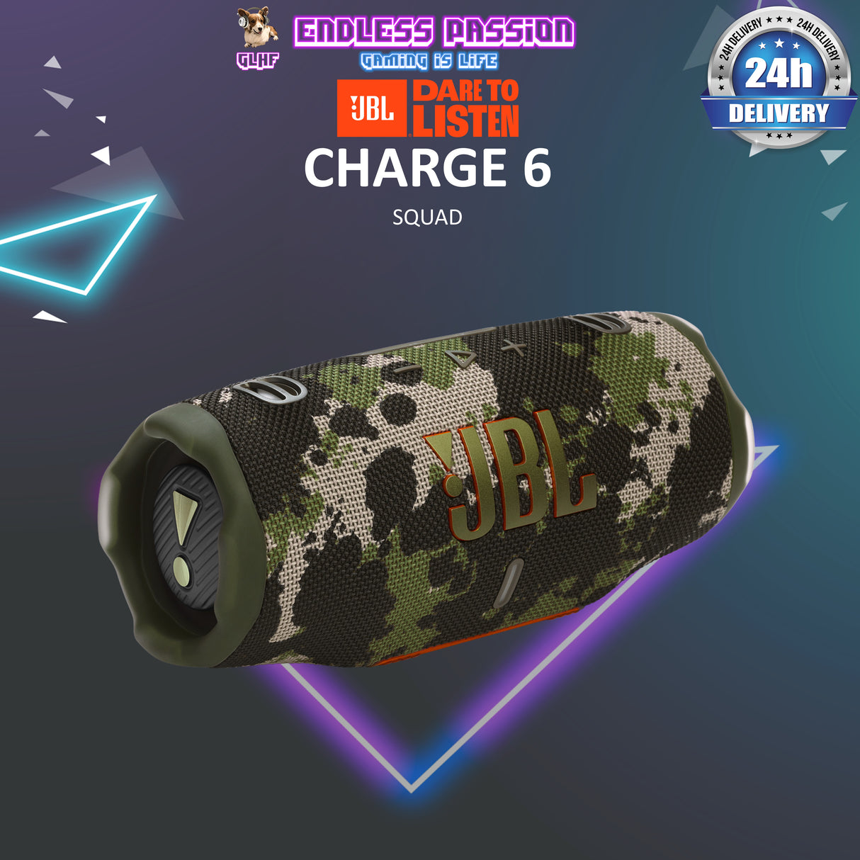 JBL Charge 6 - Portable Bluetooth Speaker