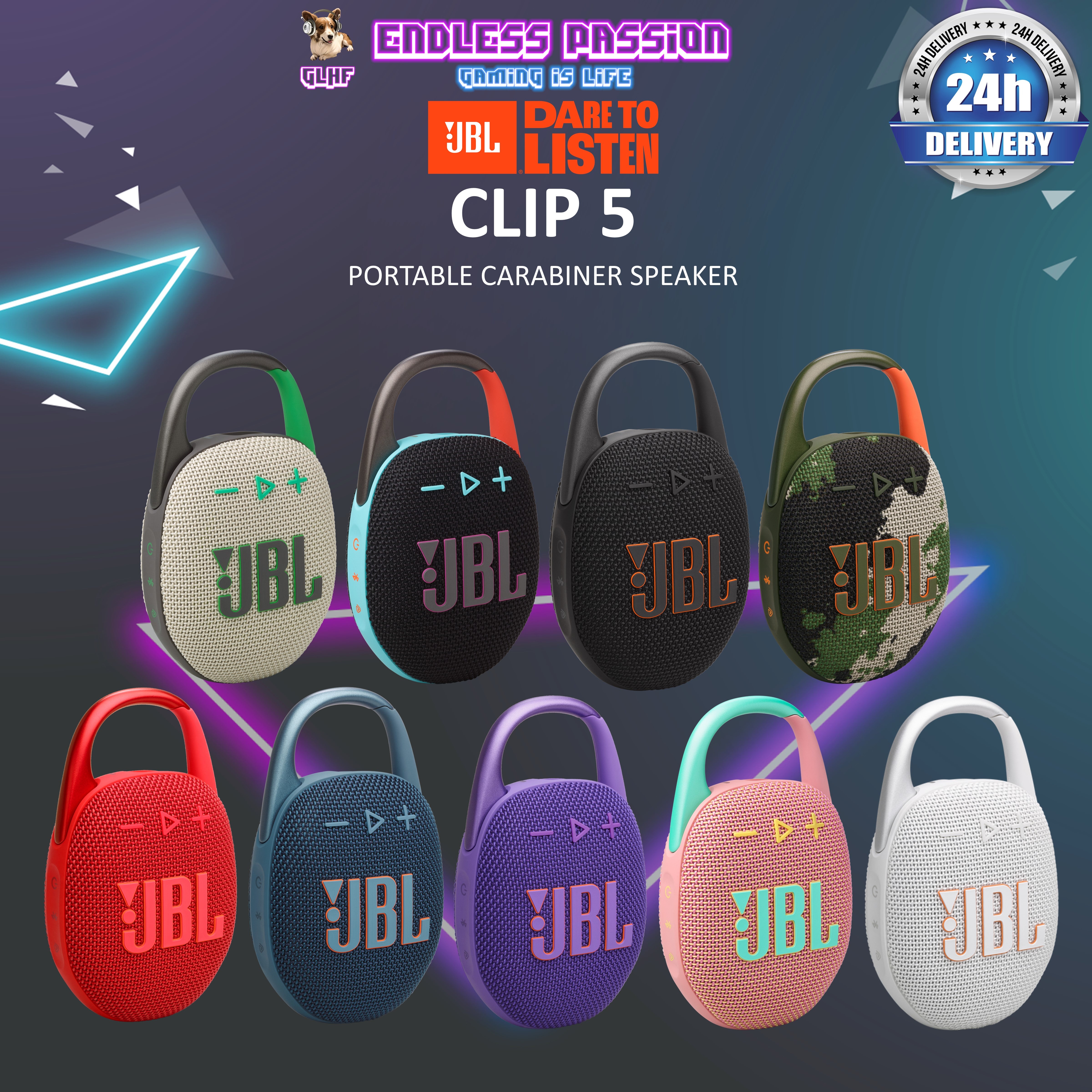 JBL Clip 5 Mini Portable Bluetooth Speaker – Endless Passion