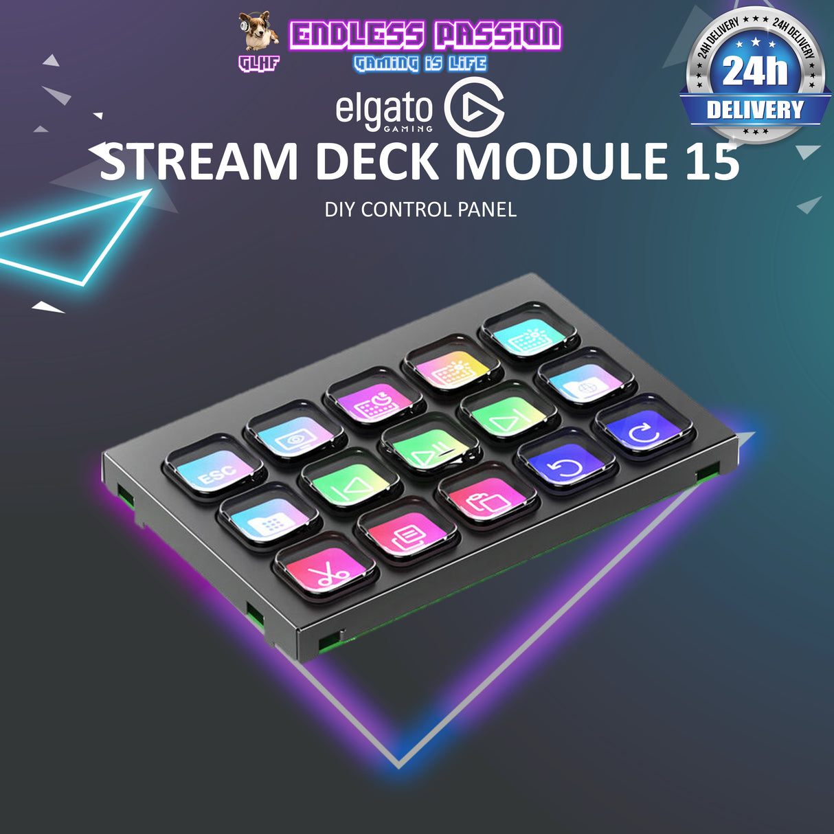 Elgato Stream Deck Module 15 (Membrane Keys, USB)
