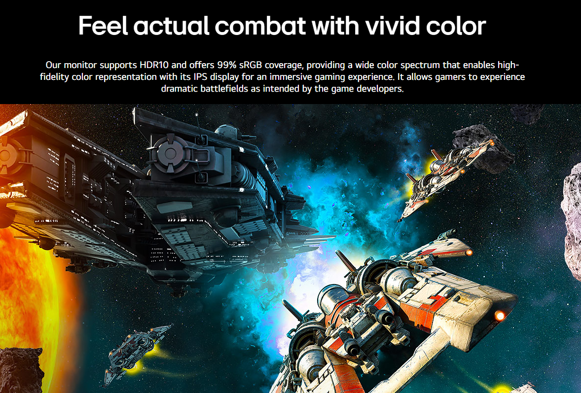 LG 24G411A-B 24-inch Ultragear Full HD (1920 x 1080) IPS Gaming Monitor, 144Hz (O/C), 1ms MBR