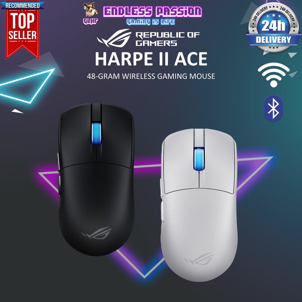 ASUS ROG Harpe II Ace Wireless Gaming Mouse