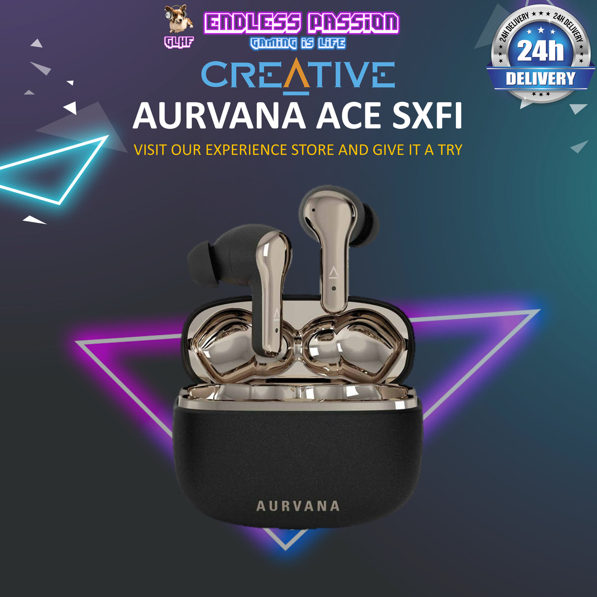 Creative Aurvana Ace SXFI True Wireless Earbuds with SXFI Technology