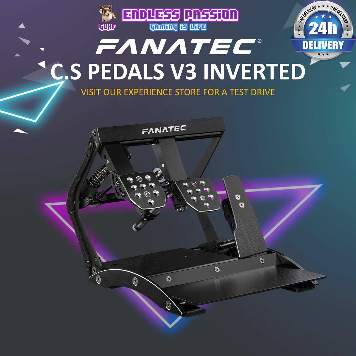 Fanatec ClubSport Pedals V3 inverted - CSP_V3I