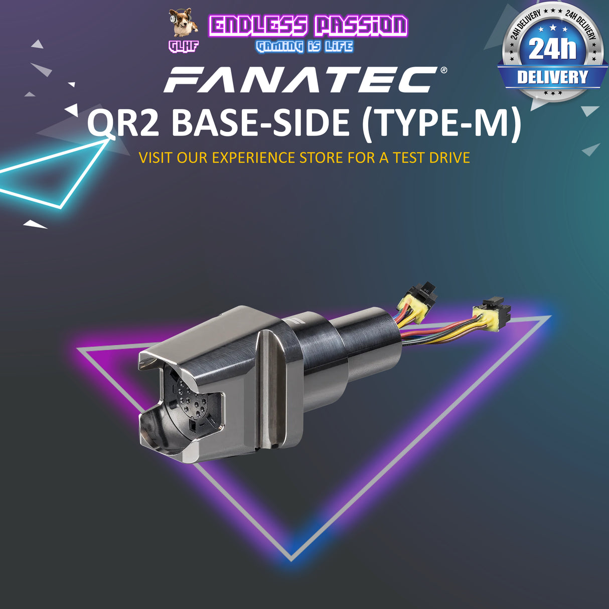 Fanatec QR2 Base Side (Type-M) - QR2_BS_M