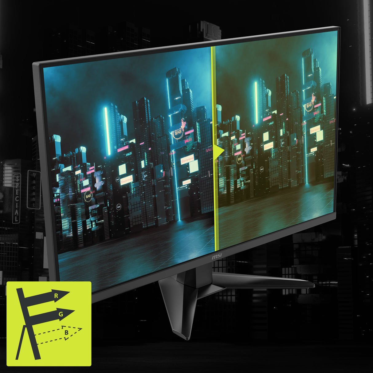 MSI MAG 325QF E18V 31.5" WQHD Rapid VA 180Hz Gaming Monitor