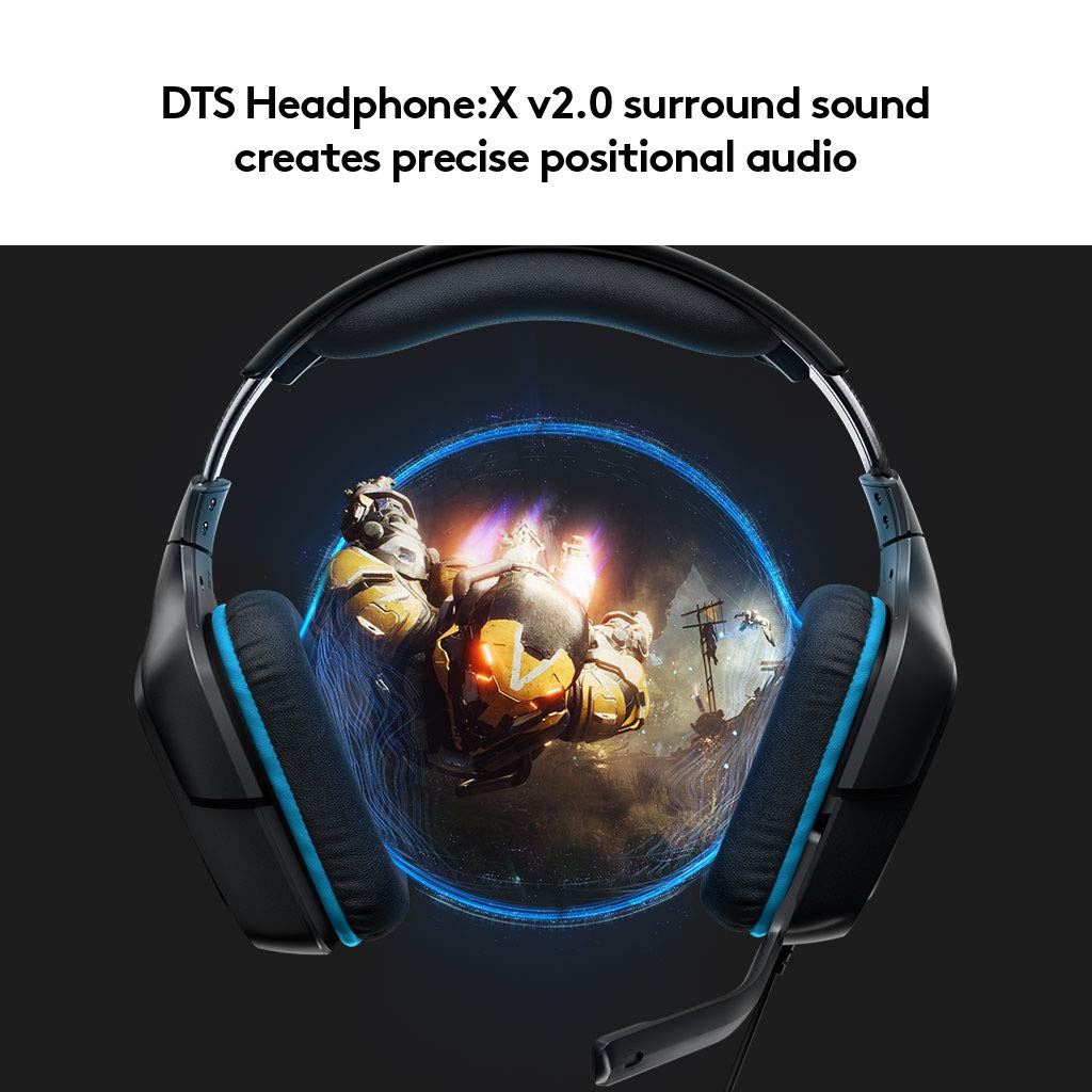 Logitech G431 7.1 Surround Sound Wired Gaming Headset