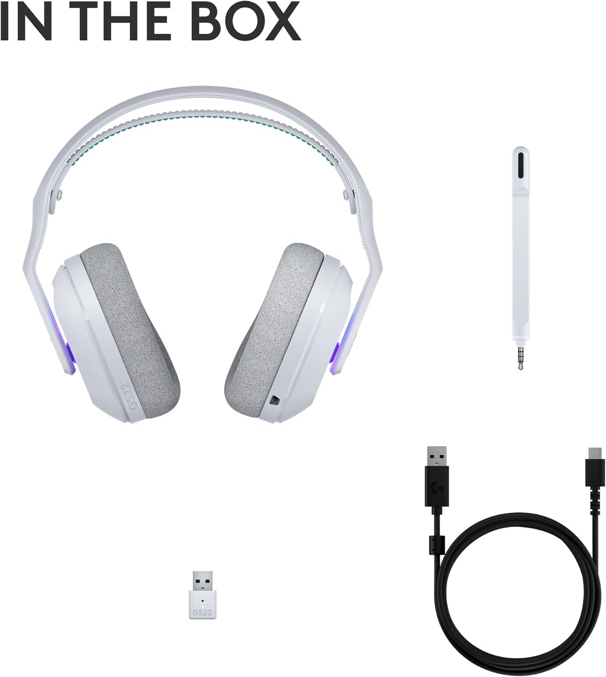 Logitech G522 LIGHTSPEED Wireless Gaming Headset with LIGHTSYNC RGB