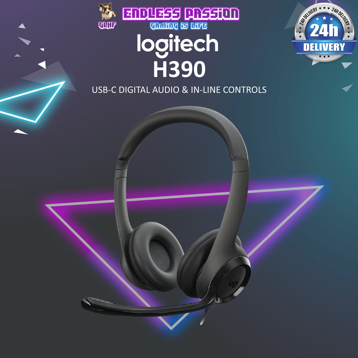 Logitech H390 USB-C Stereo Headset