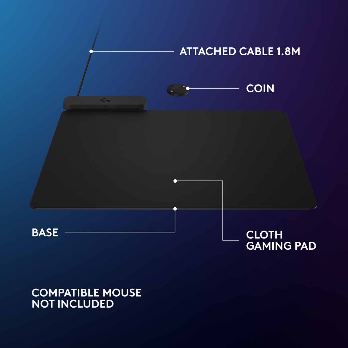 Logitech Powerplay 2 - Wireless Gaming Mouse Charging System
