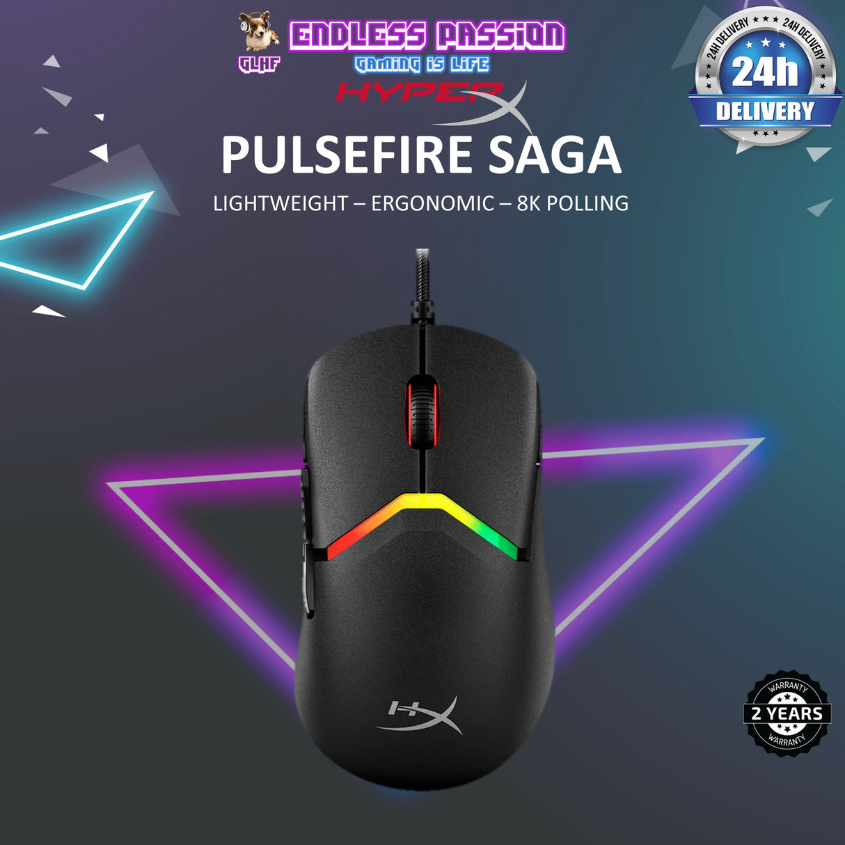 HyperX Pulsefire Saga Gaming Mouse