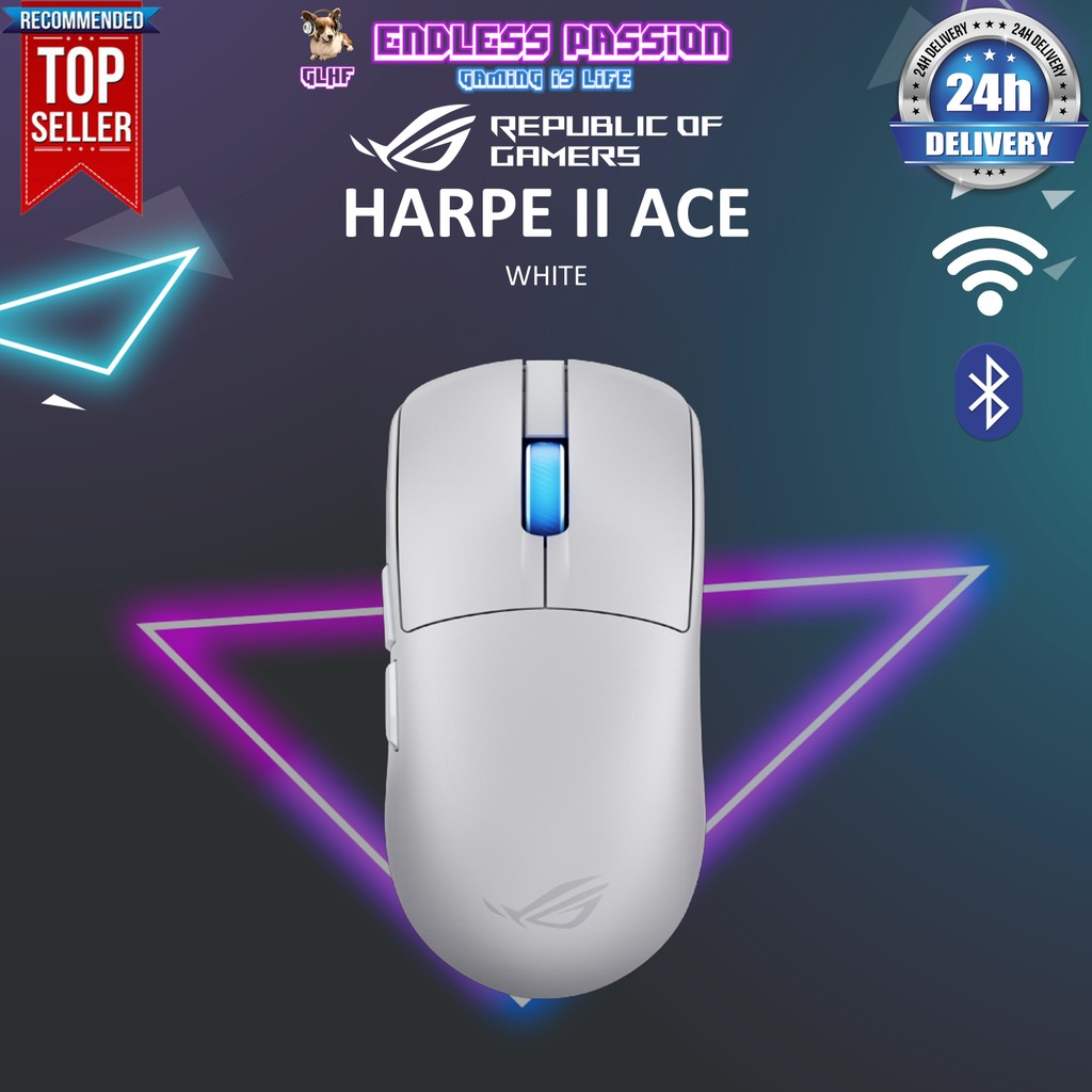 ASUS ROG Harpe II Ace Wireless Gaming Mouse