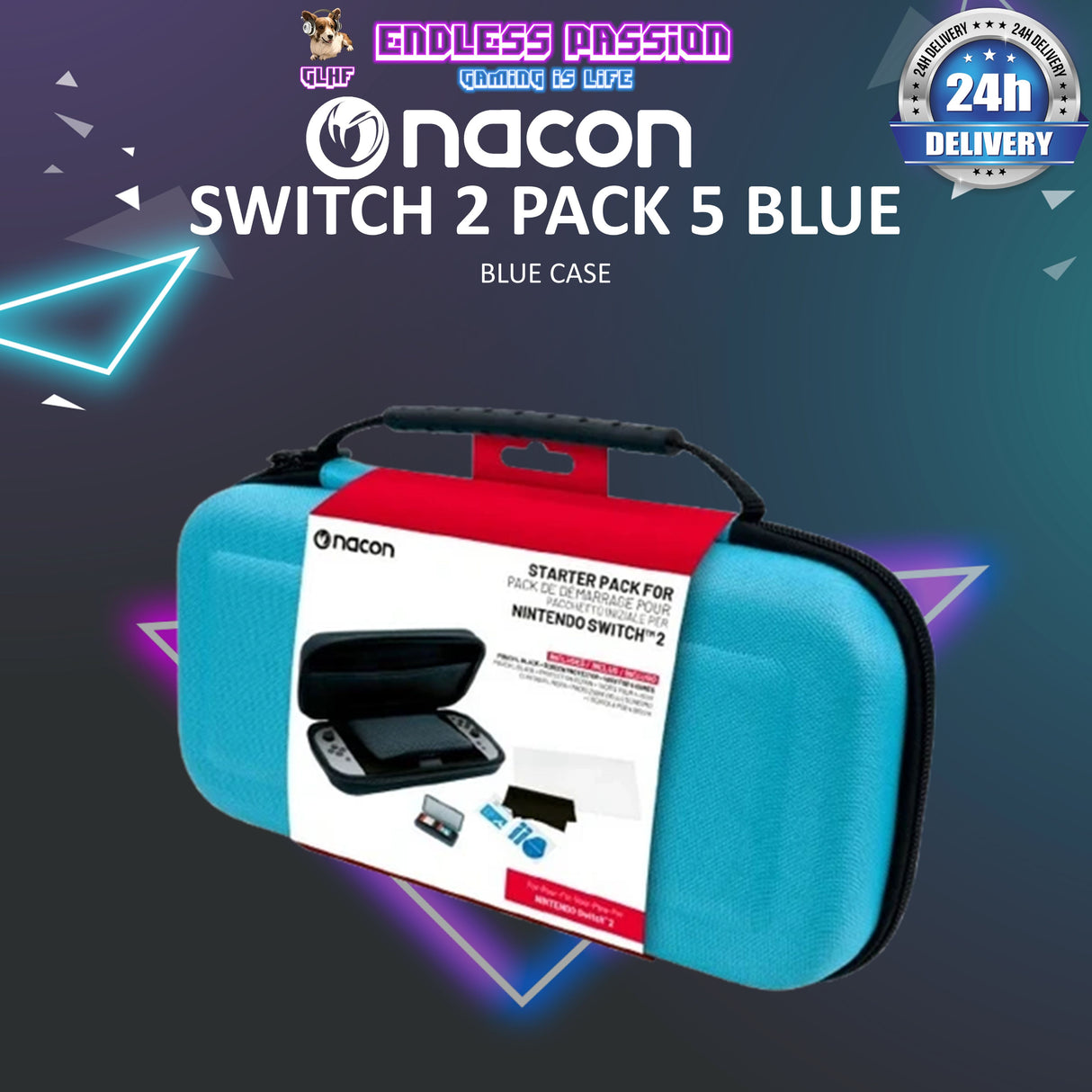 Hard Carrying Case for Console and Accessories for Nintendo Switch™2