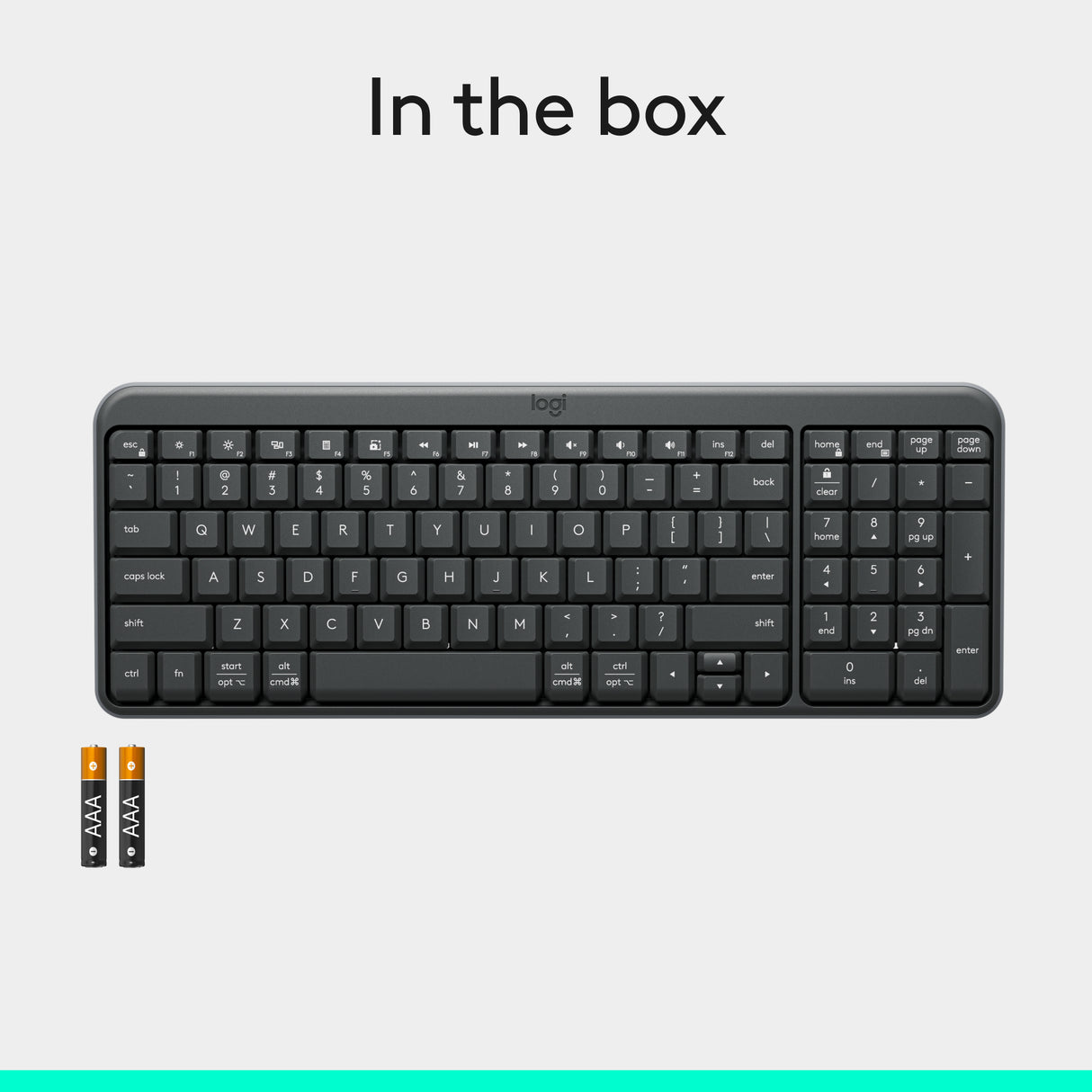 Logitech K250 Compact Bluetooth Wireless Keyboard
