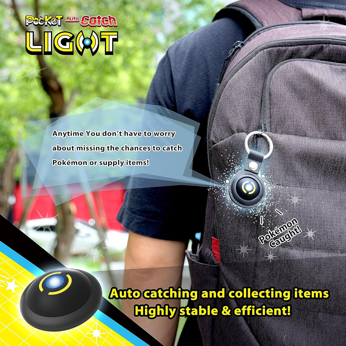 Brook Pocket Auto Catch Light Dual-account Auto Pokémon Catcher