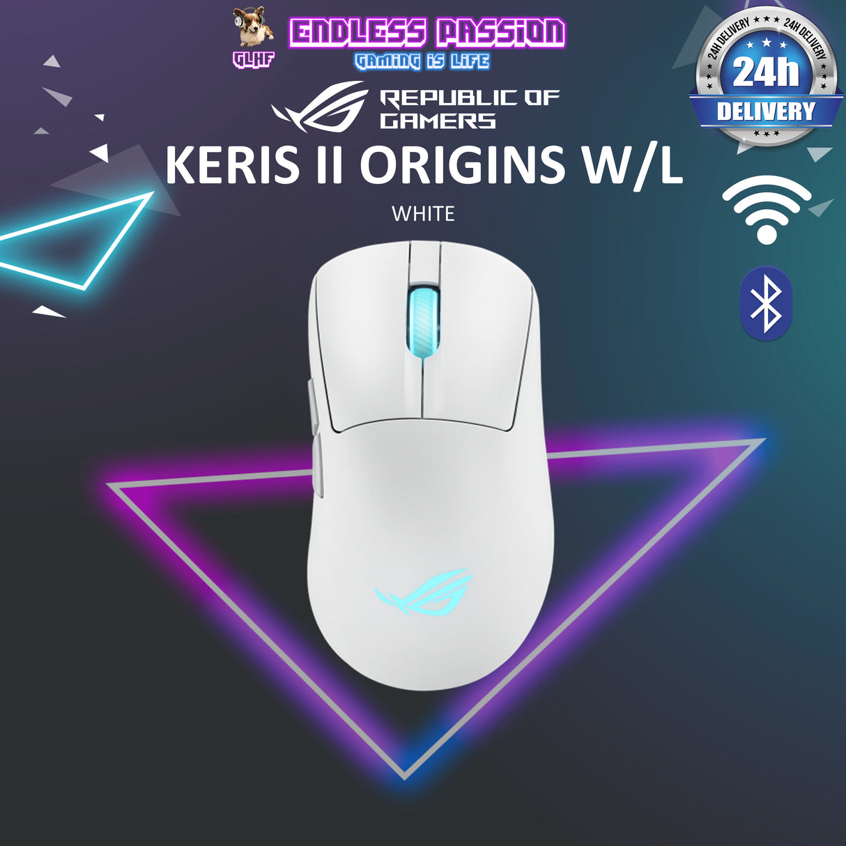 ASUS ROG Keris II Origin Wireless Gaming Mouse