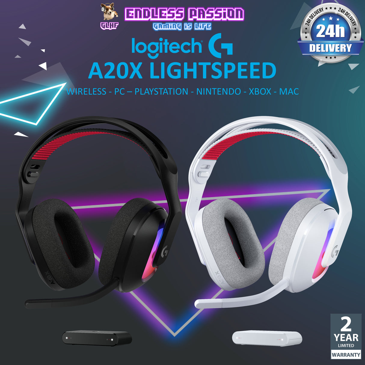 Logitech G Astro A20 X Lightspeed Wireless Gaming Headset