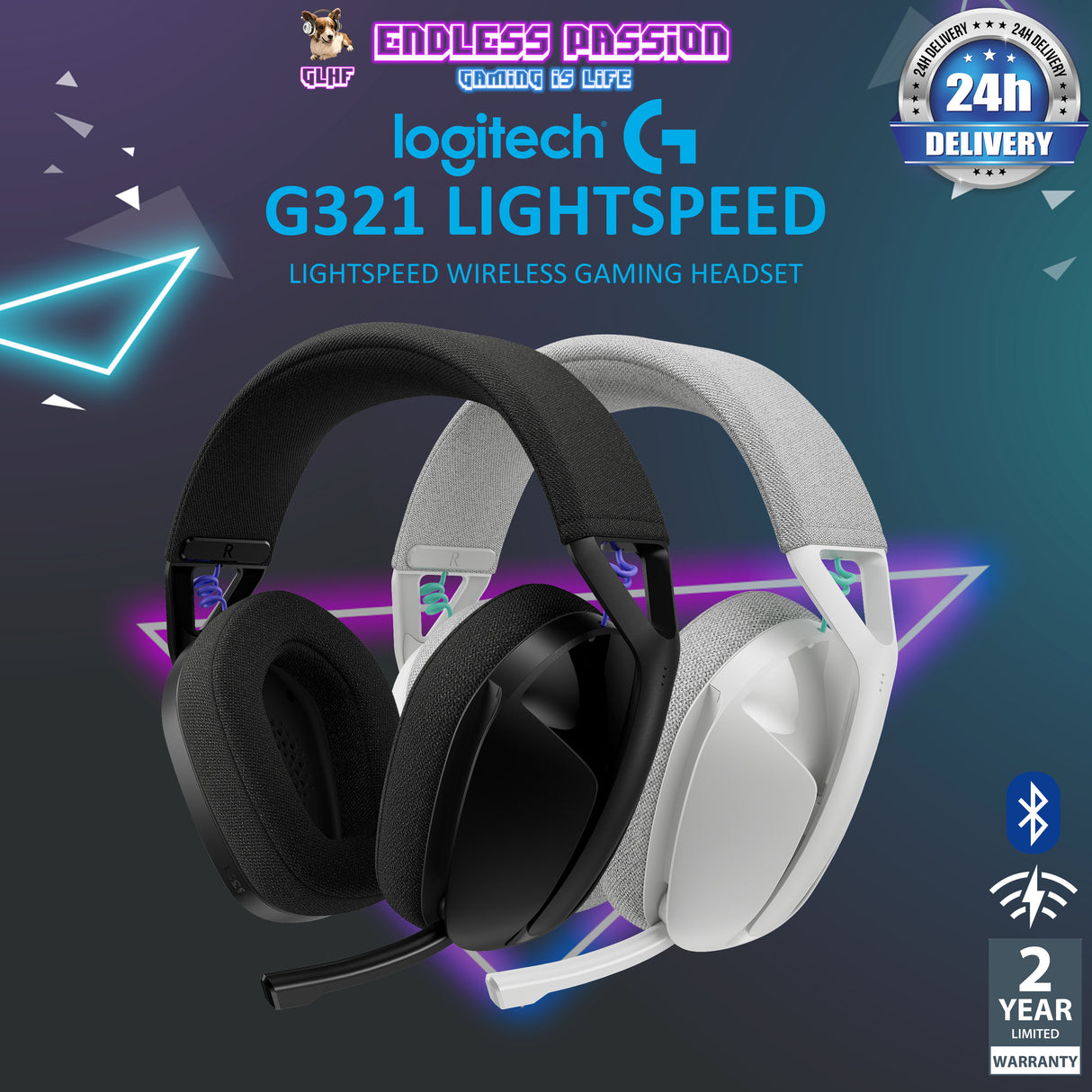 Logitech G321 Lightspeed Wireless Gaming Headset