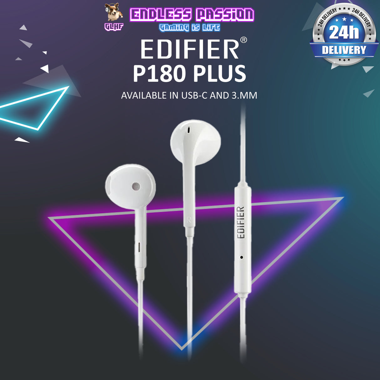 Edifier P180 - Earbuds with Remote and Mic
