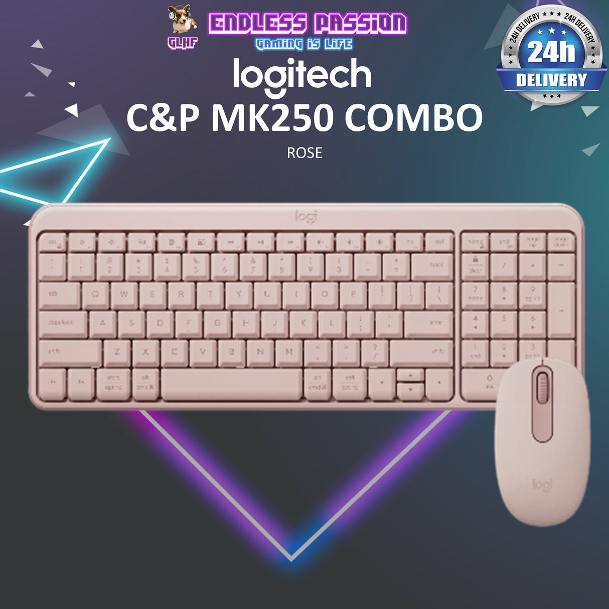 Logitech MK250 Compact Bluetooth® Wireless Combo