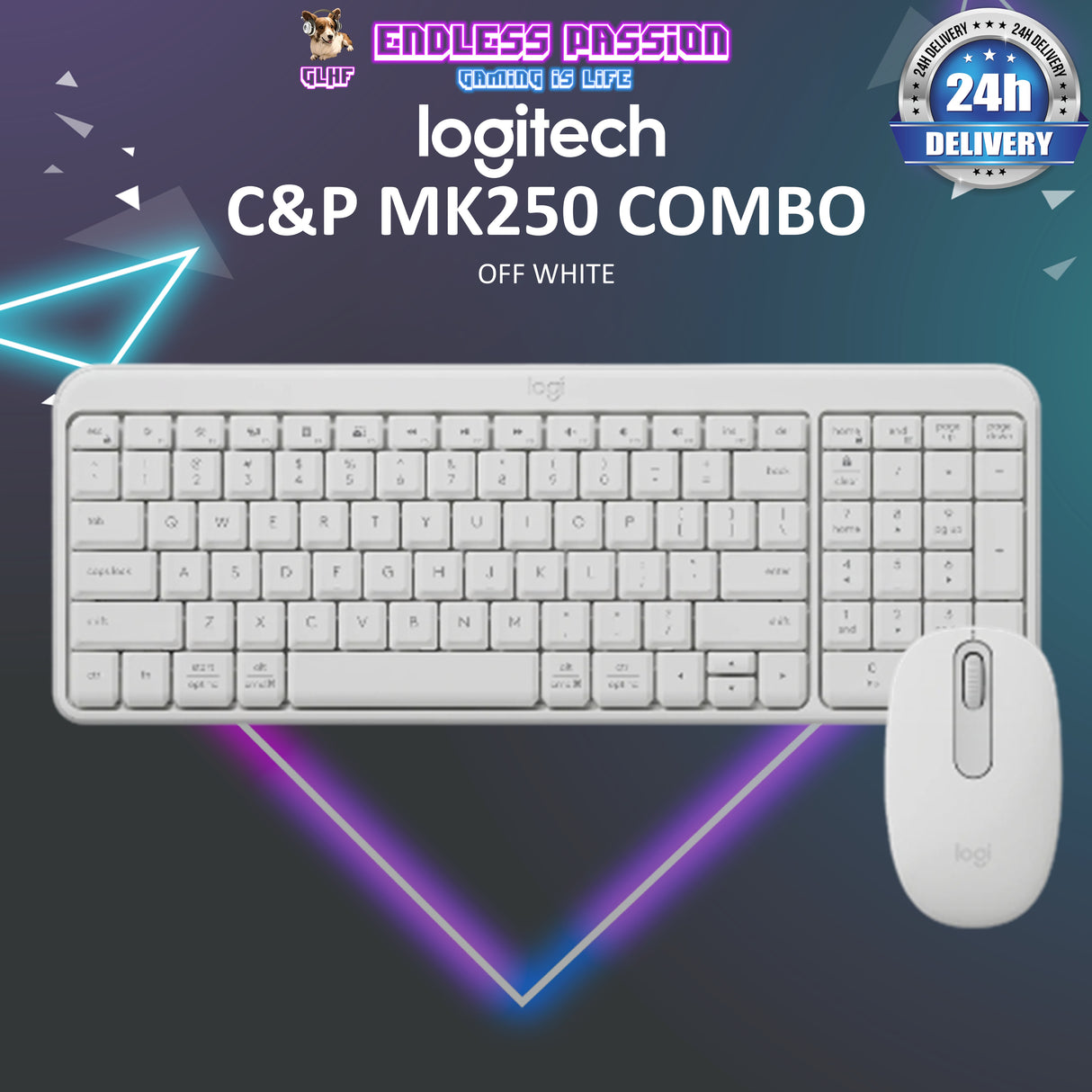 Logitech MK250 Compact Bluetooth® Wireless Combo