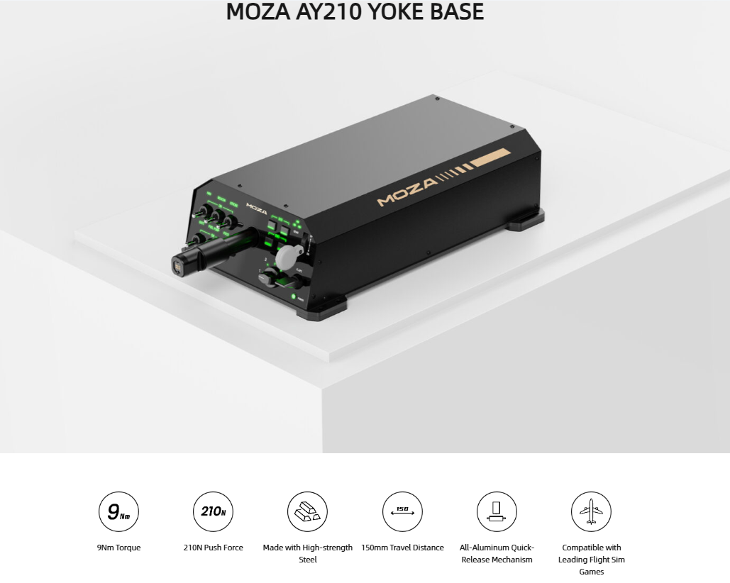 Moza AY210 Yoke Base - AS011