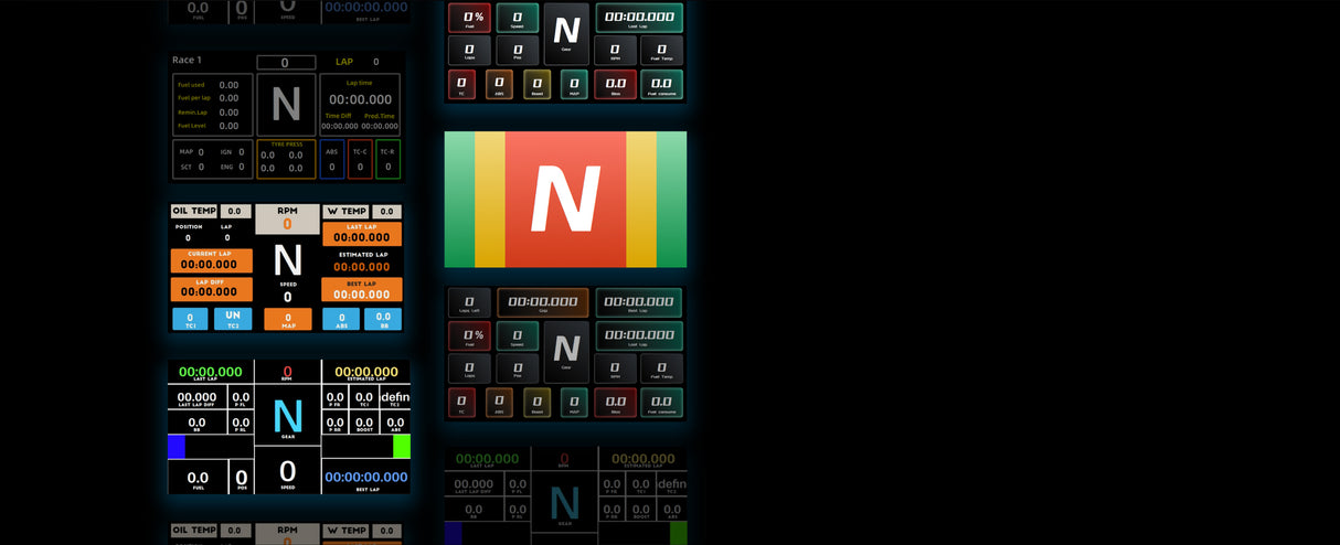 Moza CM2 HS Racing Dash - RS072