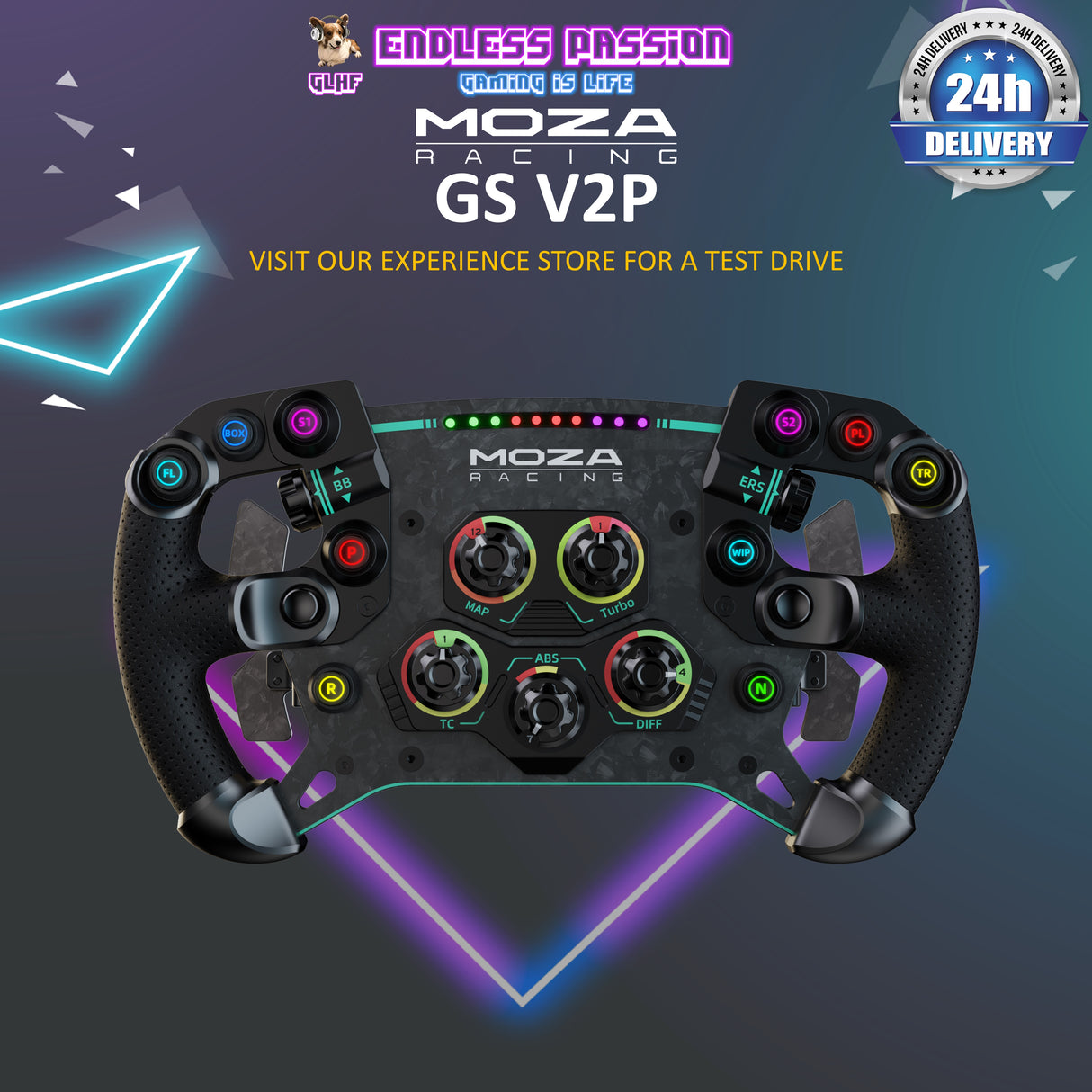 Moza GS V2P GT Wheel - RS056