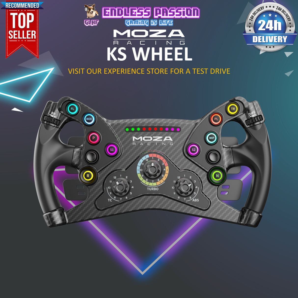 Moza KS Steering Wheel - RS047